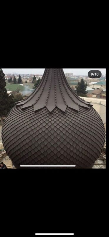 Çerepitsa: Metal dam örtükləri, rəng - Yaşıl — 10