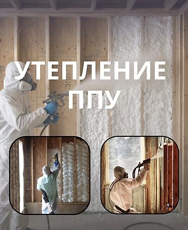 осы: Утепление напыляемым ППУ (пенополиуретаном) - Технология: напыление — 1