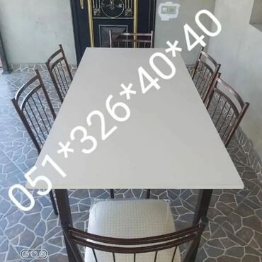 Sifarişlə masa və oturacaq dəstləri: Dördbucaq masa, Mətbəx üçün, Qonaq otağı üçün, Dəhliz üçün, 4 nəfər, Açılan, Azərbaycan, Zəmanətli -da lalafo.az — 24 Sifarişlə masa və oturacaq dəstləri: Dördbucaq masa, Mətbəx üçün, Qonaq otağı üçün, Dəhliz üçün, 4 nəfər, Açılan, Azərbaycan, Zəmanətli — 24
