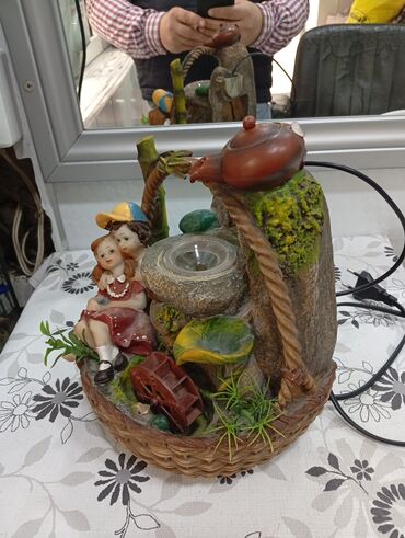 Fəvvarələr: Masaüstü dekorativ şəlalə/fəvvarə - Elektrikli masaüstü mini şəlalə — 2