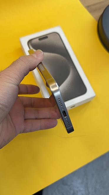 Apple iPhone: IPhone 15 Pro, Б/у, 512 ГБ, Коробка, 79 % — 2