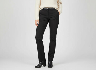 spodnie materiałowe z wysokim stanem: H&M, Material trousers for women, size M
