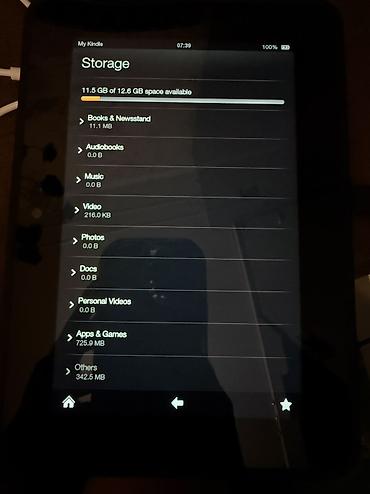wifi adapteri: Amazon Kindle Fire planşet + orijinal şarj cihazı 2012 il, 16 gb - — 5