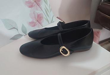 lil solid accessories: Crne baletanke sa kaišem (Mary Jane stil) - Boja: crna - Model — 3