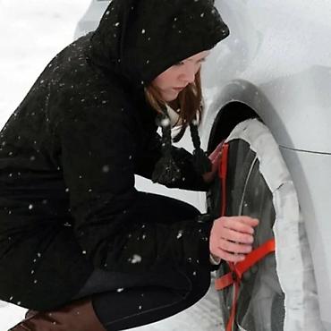 Auto oprema: AutoSock tekstilne „čarape” za gume – par - Povećavaju prianjanje na — 3
