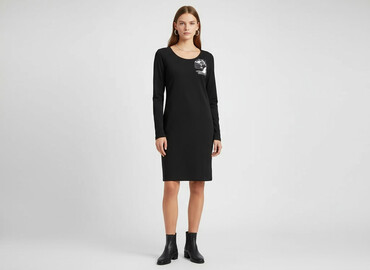 skórzana sukienka h m: H&M, Women`s dress, size XS