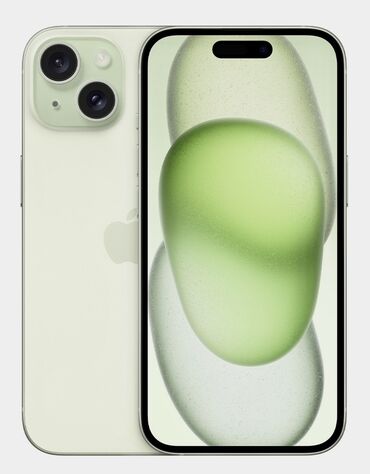 iphone оптом: IPhone 15, Колдонулган, 128 ГБ, Жашыл, Кулакчындар, Заряддоочу түзүлүш, 86 %