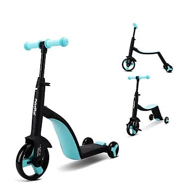 scooter uşaq ucun: 3 fərqli formada işlədilən uşaq scooteri. Təkərlərin sayı: 3 — 6