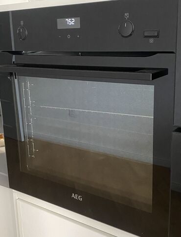 Техника для напитков: Духовка AEG, Электрическая, цвет - Черный, Встраиваемая, Новый