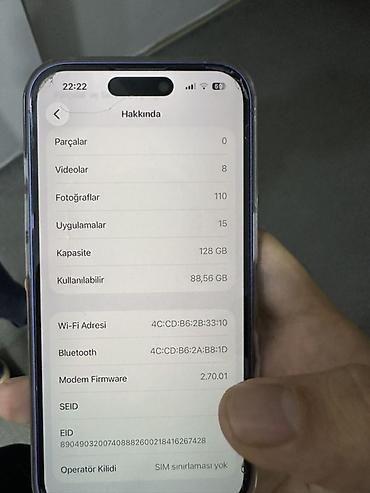ipad 8 64: IPhone 16, 128 GB, Mavi, Zəmanət — 2