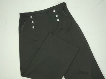stradivarious cargo: Sinsay, Material trousers for women, size L (EU 40)