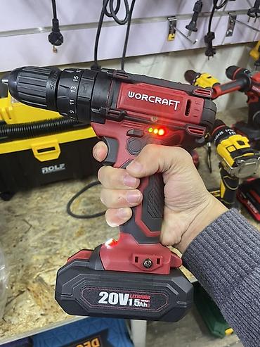 Аккумуляторная ударная дрель-шуруповёрт WORCRAFT - Питание: 20V