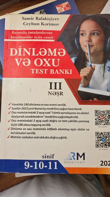 informatika bələdçisi test toplusu pdf: Ingilis dili dinləmə və yazma testləri metrolara ödənişli çatdırılma