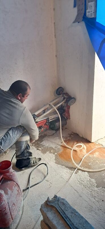 Beton işləri: Karotla istənilən qalinliqda və ligerlərin qapi pencərə yerlərinin — 9