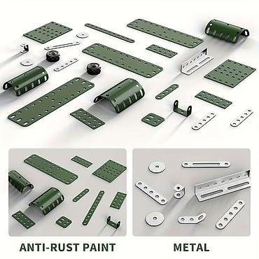 Konstruktorlar: Metal Model Təyyarə Konstruksiya Dəsti - STEM yönümlü yığma dəsti — 4