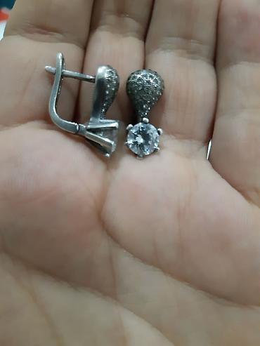 catrin parfum: Sırğa, Gümüş, 8 g, Ünvandan götürmə, Ödənişli çatdırılma — 2