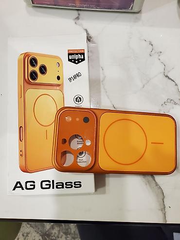 14 pro max case: Unipha AG Glass qoruyucu örtük – iPhone 14 Pro üçün - Model: IP14PRO — 3