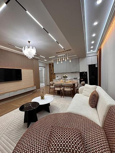 аренда домов аламедин 1: 3 комнаты, 80 м², Элитка, 10 этаж, Дизайнерский ремонт — 3