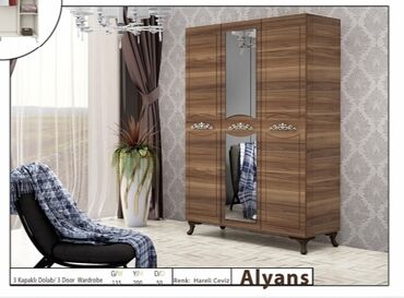 Qonaq otağı dəstləri: Yeni, Açılan, 3 qapılı Düz dolab, Qarderob, paltar dolabı, Türkiyə