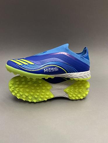 messi: Футбольные бутсы/сороконожки Adidas F50 без шнурков - Модель: Adidas — 2