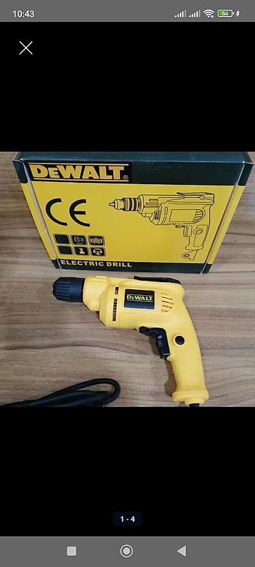 dewalt drel: Məhsul: DeWALT elektrikli matkap Xüsusiyyətlər: - Güc: 550W - — 1