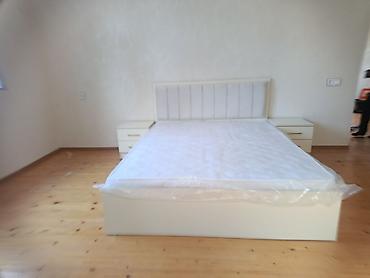 2 el mebiler: Yataq otağı mebel dəsti - Rəng: ağ, minimalist dizayn - Dəst tərkibi — 1