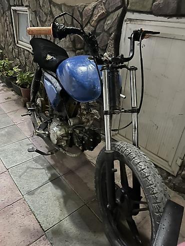 velosiped diski: Özəlləşdirilmiş kiçik motosiklet/proyekt baza - Rəng: mavi (benzin — 2