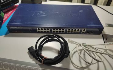пассивное сетевое оборудование vinga: Коммутатор Tenda TEH1226G, Количество LAN-портов 24+2gigabit/2SFP