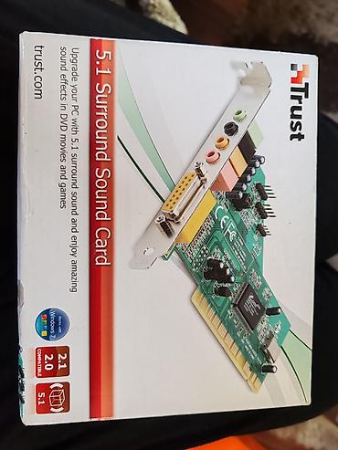 i5 computer: **Trust 5.1 Surround Sound Card – PCI zvučna kartica** PCI zvučna — 1