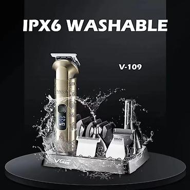 sac maşinka: VGR 109 - Universal Trimmer dəsti 5in1 6000RPM 1200mah TYPC . 🆕Bütün — 5