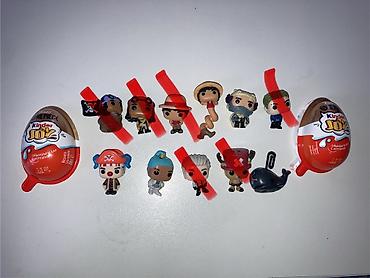 çoxlu oyun: Kinder Joy – “One Piece” kolleksiya fiqurları və aksesuarları Barter — 1