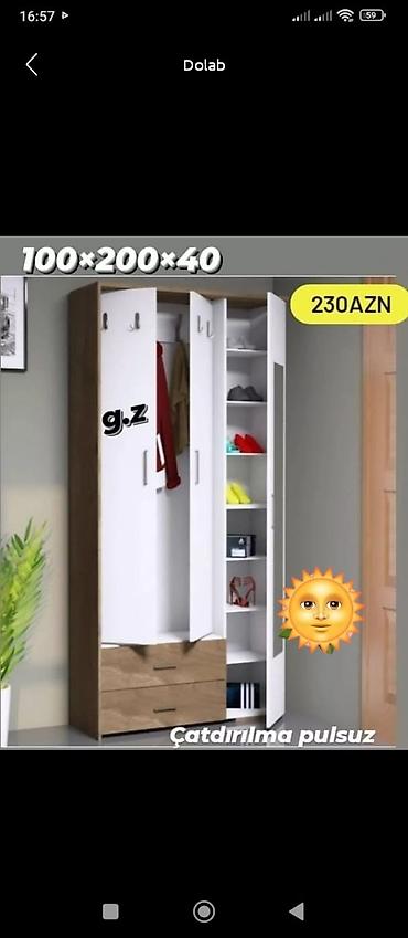 kreditle kunc divanlar: Dolab — 1