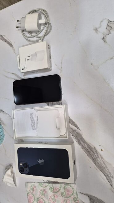 honor qulaqciq qiymeti: IPhone 13, 128 ГБ, Black Titanium, Face ID