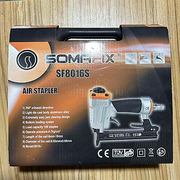 Steplerlər və bərkidici alətlər: SOMAFIX SF8016S – Pnevmatik Ştapel Tapançası - Tip: Air Stapler — 1