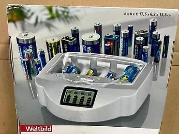 Baterije: Univerzalni punjač baterija sa LCD ekranom – Weltbild/Genius Ideas — 1