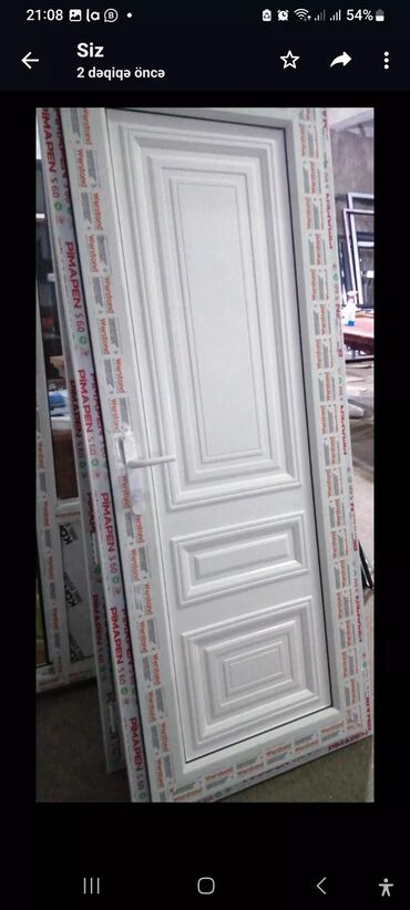 Plastik pəncərələr: Yana Siyirmeli PVC Plastik və Alüminium Qapı Pəncərə Sifarişi — — 2