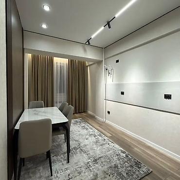 Продажа квартир: 1 комната, 43 м², Пишпек Элитка, 10 этаж, Дизайнерский ремонт — 4