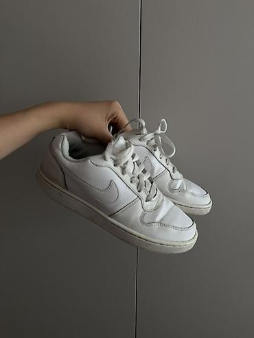 найк кеды: Кроссовки, 38, Nike, Б/у, цвет - Белый — 1