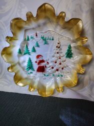 Činije: Bombonijera nova,Bozicna prica walther staklo iz 80ih.god. Perfektan — 2