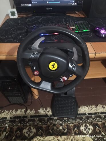 руль и педаль для компьютера: Игровой руль Thrustmaster T.Racing Scuderia Ferrari Edition с