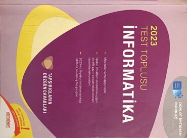 dəyanət liseyi qəbul testleri: 2023-cü il üçün informatika test toplusu. Topluda mövzular üzrə