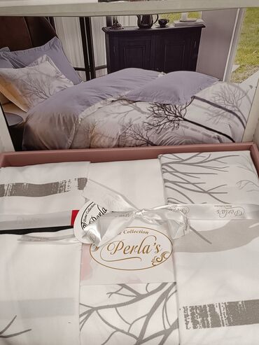 Posteljina: Bračna, Pamučni saten, bоја - Šareno, Turska — 11