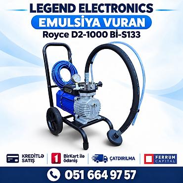 Elan başlığı: Royce D2-1000 Bİ-S133 emulsiya vuran, boya aparatı lalafo.az -da Elan başlığı: Royce D2-1000 Bİ-S133 emulsiya vuran, boya aparatı