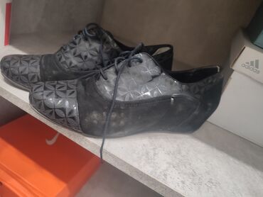 турецкая обувь на платформе: Туфли AS, 38, цвет - Черный