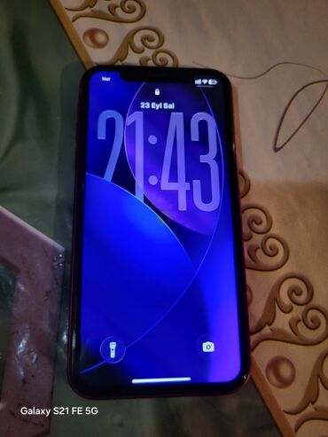80 kv kondisioner: IPhone 11, 128 GB, Qırmızı, Face ID