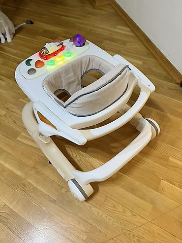 Другие развивающие игрушки: Uşaq gəzdiricisi – “Baby Walker” tipli - Rəng: ağ/bej korpus, bej — 1
