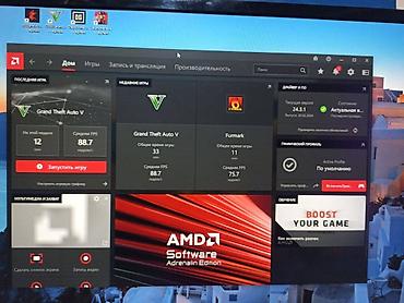 Настольные ПК и рабочие станции: Компьютер, ядер - 4, ОЗУ 16 ГБ, Игровой, Б/у, Intel Core i7, AMD Radeon RX 580, HDD + SSD — 13