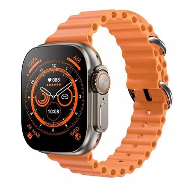 wireles: Hw 8 Ultra Smart watch Apple watch 8 ultra 49 mm -in 1:1 kopyasi