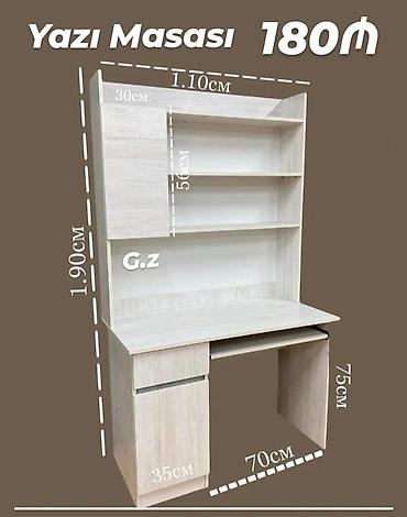 dolab sumqayit: Yazı masaları – funksional dizayn və geniş saxlama yerləri Model 1 – — 1