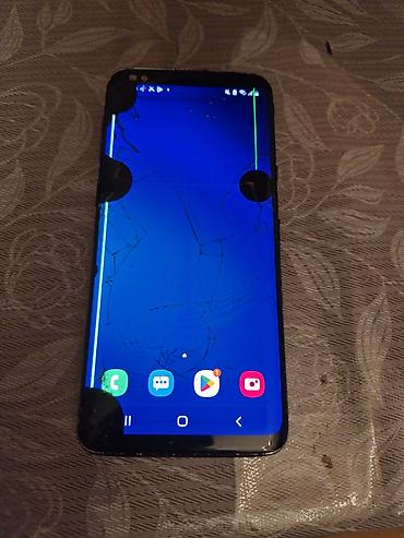 samsung a8 plus ekran: Samsung Galaxy S9, 64 GB, rəng - Göy, Qırıq — 1